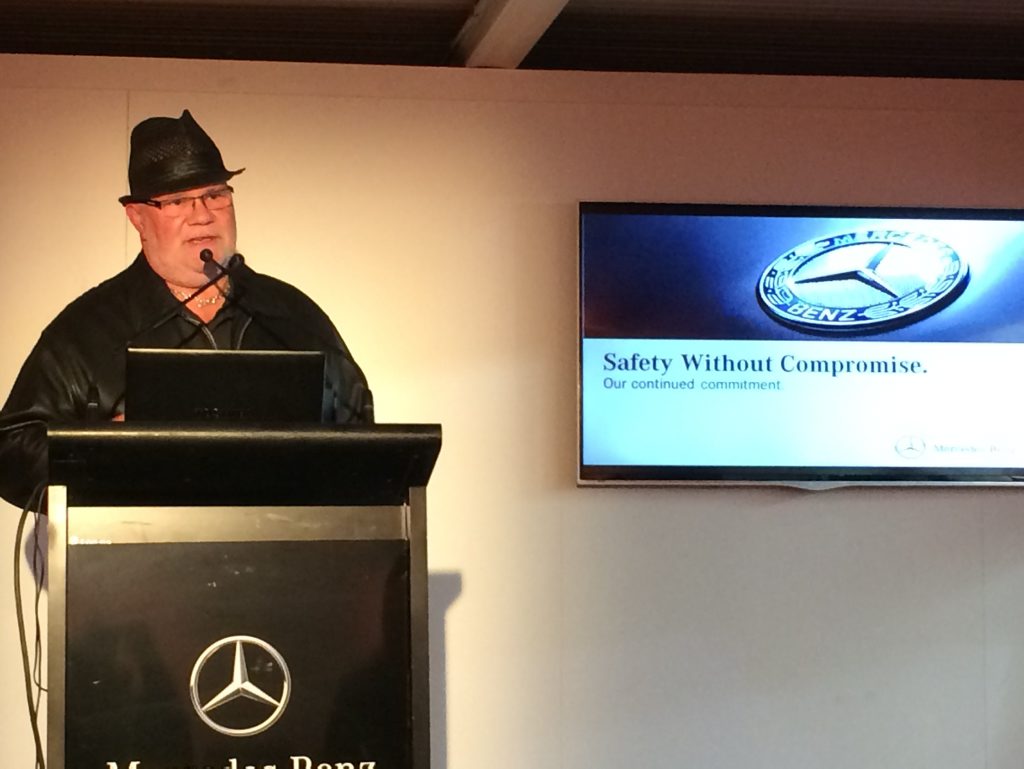 Mercedes-Benz senior manager of corporate communications David McCarthy. Mercedes-Benz senior manager of corporate communications David McCarthy.